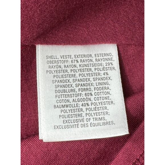 Maeve Anthropologie Dress Womens XS Red Dora Textured Mini Holiday Date Nite - Picture 7 of 9